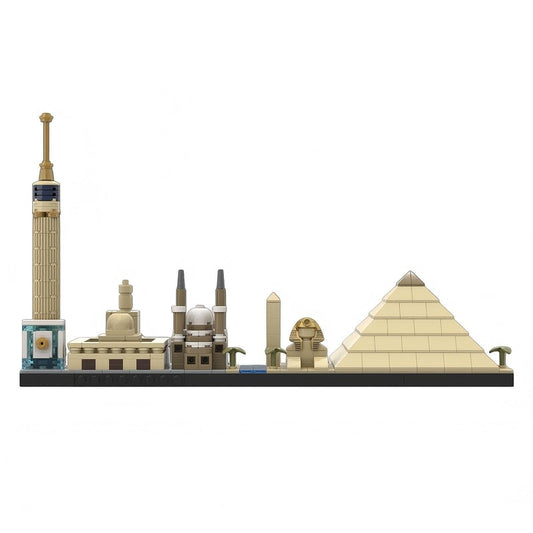 Cairo Egypt Skyline Building Kit | LEGO-Compatible MOC - 1