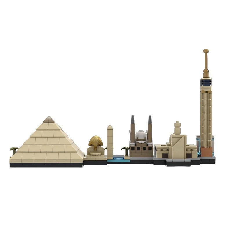 Cairo Egypt Skyline Building Kit | LEGO-Compatible MOC - 4