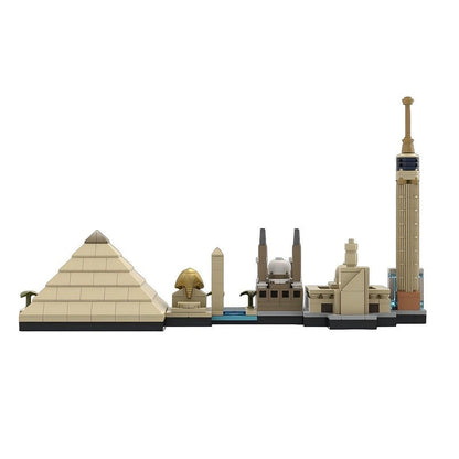 Cairo Egypt Skyline MOC Building Kit | Ancient City Architecture Model - 4