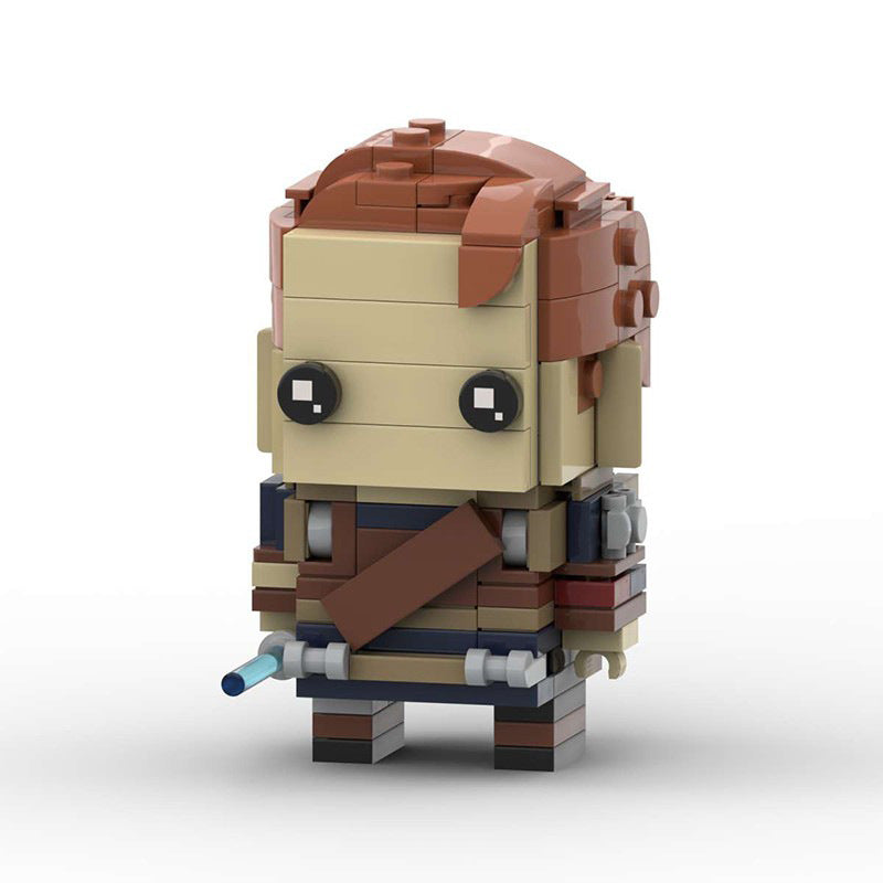cal kestis brickheadz building set | star wars | lego-compatible - 2