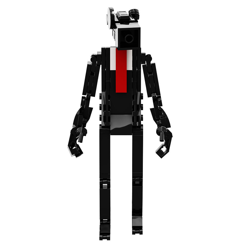 cameraman action figure building kit | skibidi toilet | lego compatible moc - 7