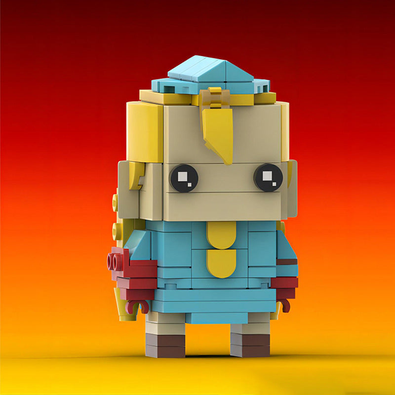 cammy white brickheadz building kit | street fighter | moc-138372 - 2