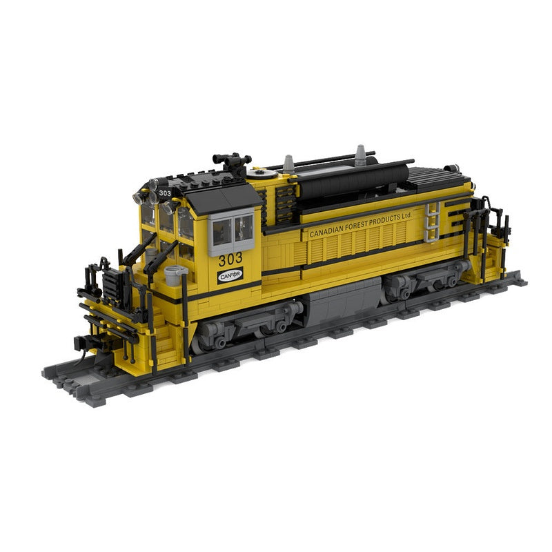 CANFOR SW1200RS Cargo Train MOC Building Kit | Industrial Locomotive Model Kit - 2