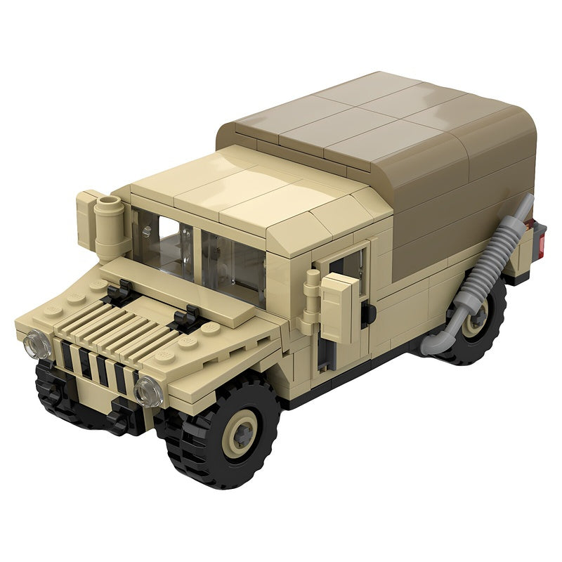 Canvas-Top 4x4 Tactical Utility Vehicle MOC Building Kit - 1