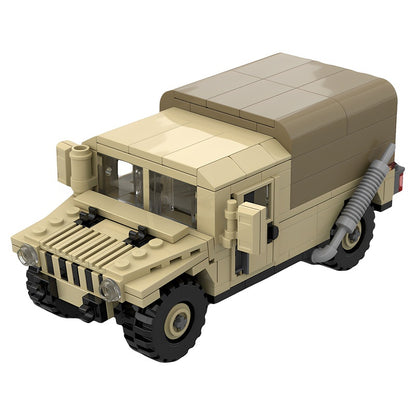 Canvas-Top 4x4 Tactical Utility Vehicle MOC Building Kit - 1