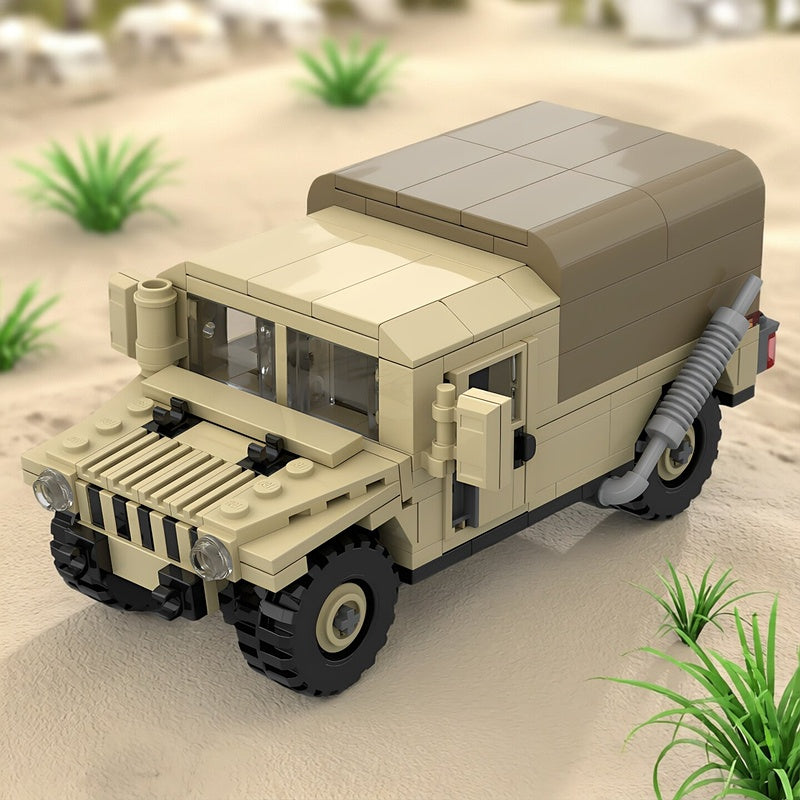 Canvas-Top 4x4 Tactical Utility Vehicle MOC Building Kit - 2