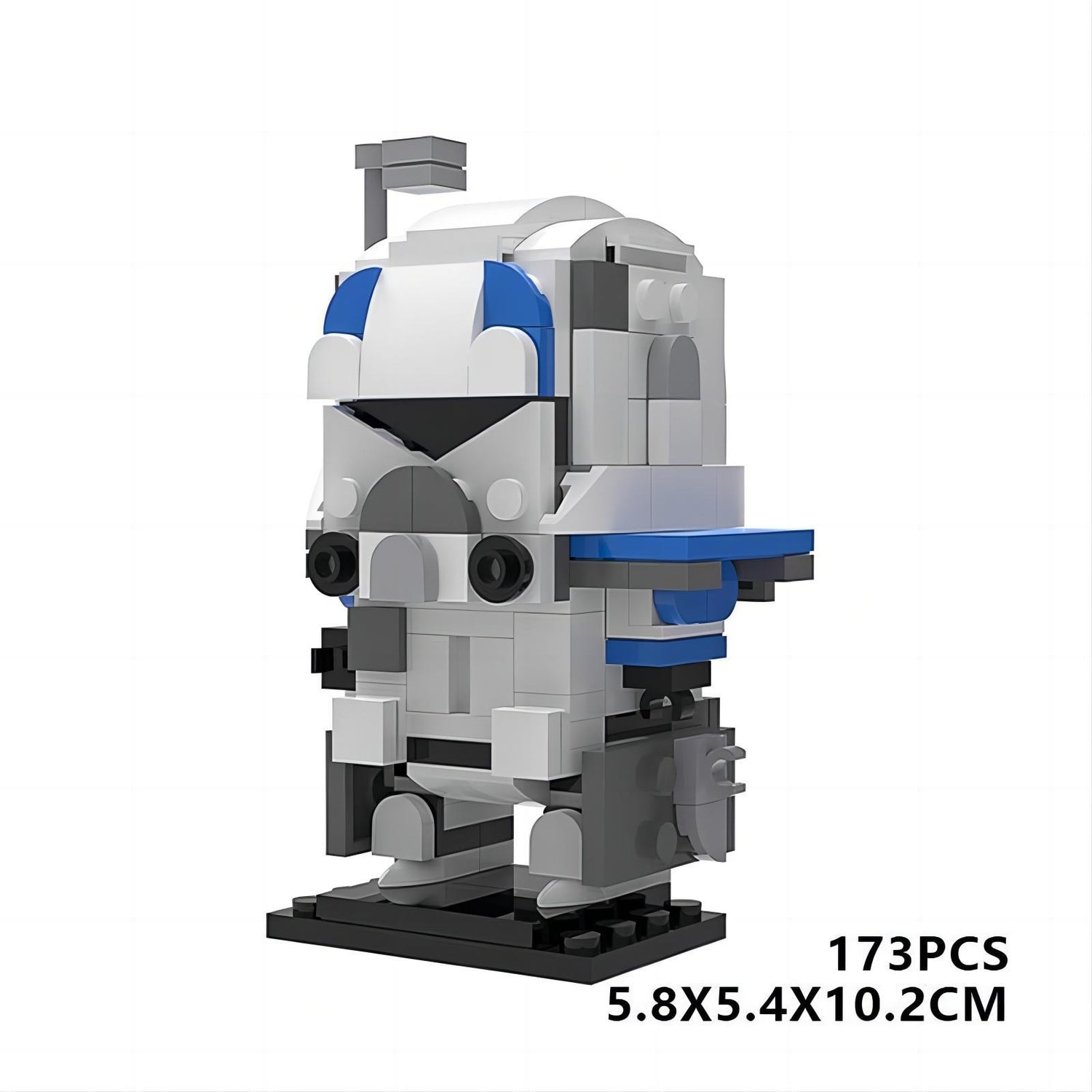 capitaine rex brickheadz building set | star wars | moc-83166 - 4