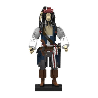 captain jack sparrow building set | moc-204804 - 2