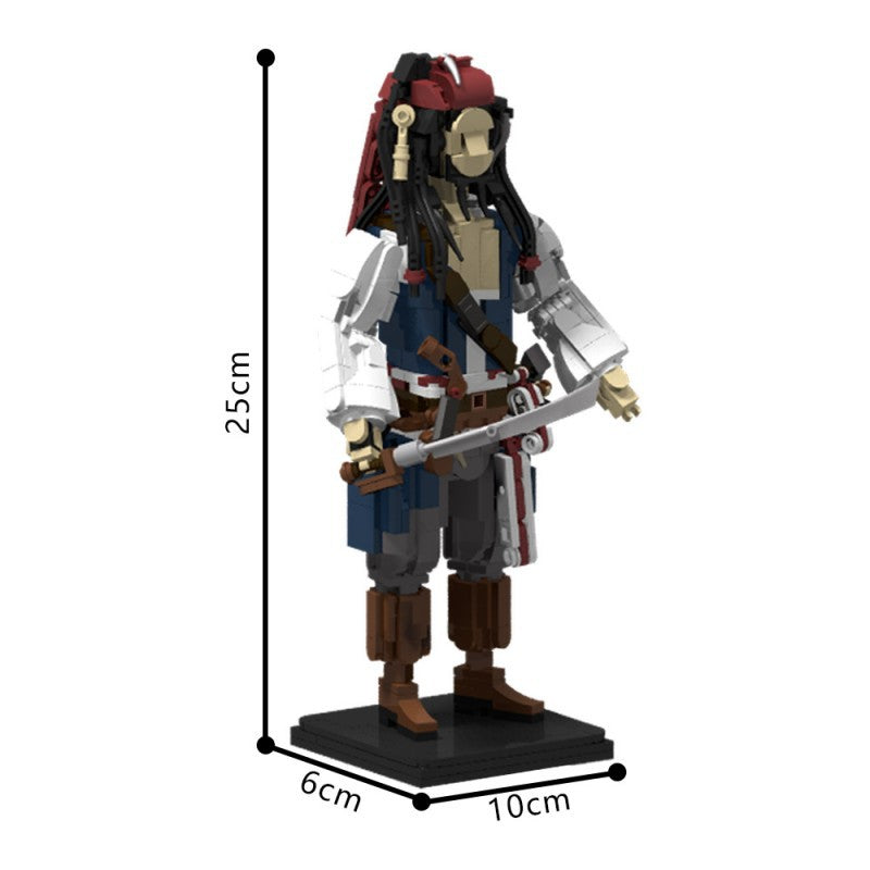 captain jack sparrow building set | moc-204804 - 3