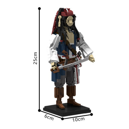 captain jack sparrow building set | moc-204804 - 3