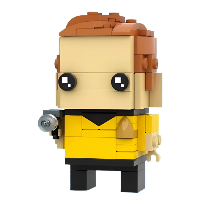 captain kirk brickheadz building set | lego-compatible star trek moc - 1