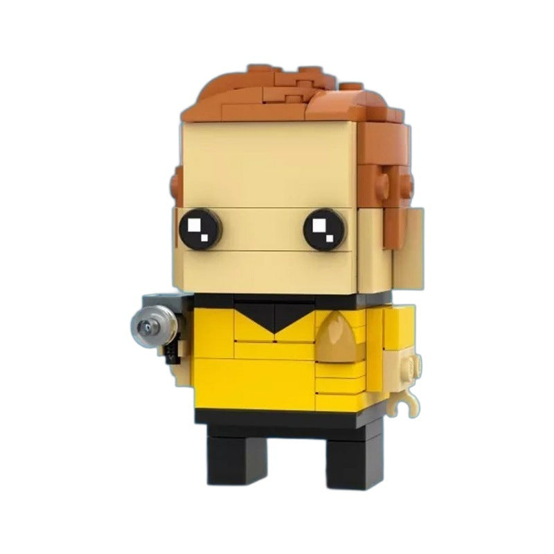 captain kirk brickheadz building set | lego-compatible star trek moc - 2