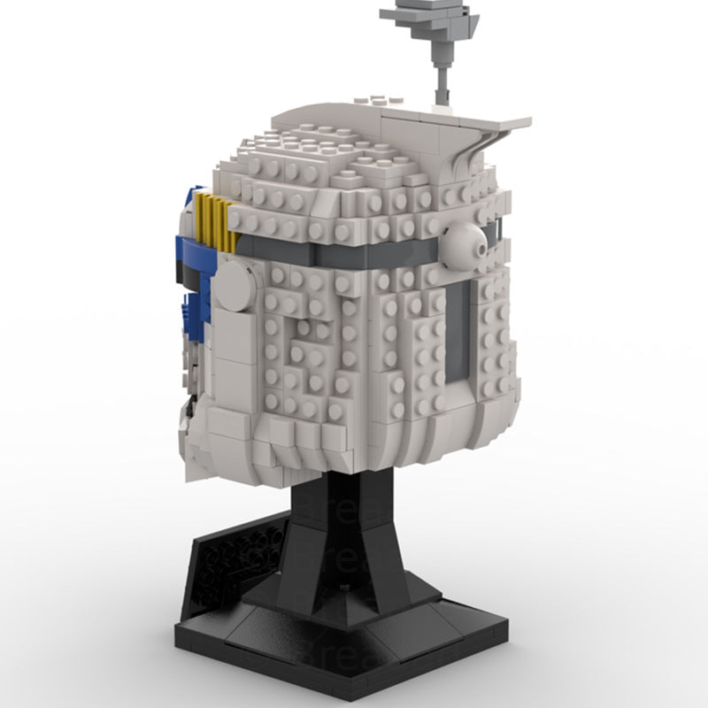 captain rex phase 1 helmet building set | star wars | moc-90199 - 2
