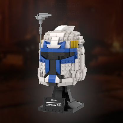 captain rex phase 1 helmet building set | star wars | moc-90199 - 4
