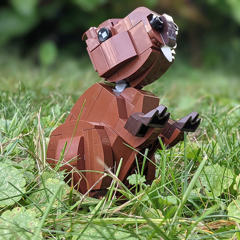 Capybara Model Building Kit | LEGO-Compatible MOC - 2
