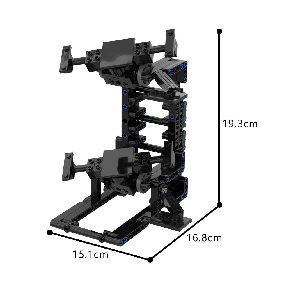 car display stand building set | lego compatible - 4