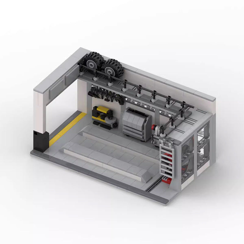 car repair shop lego-compatible building set | 494 pcs - 5