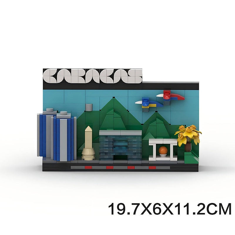 Caracas Skyline 3D Postcard Building Kit | LEGO-Compatible MOC - 2