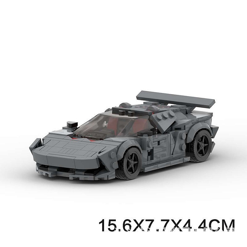 Carbon Fiber V10 Concept Hypercar MOC Building Kit | Vehicle Model - 6