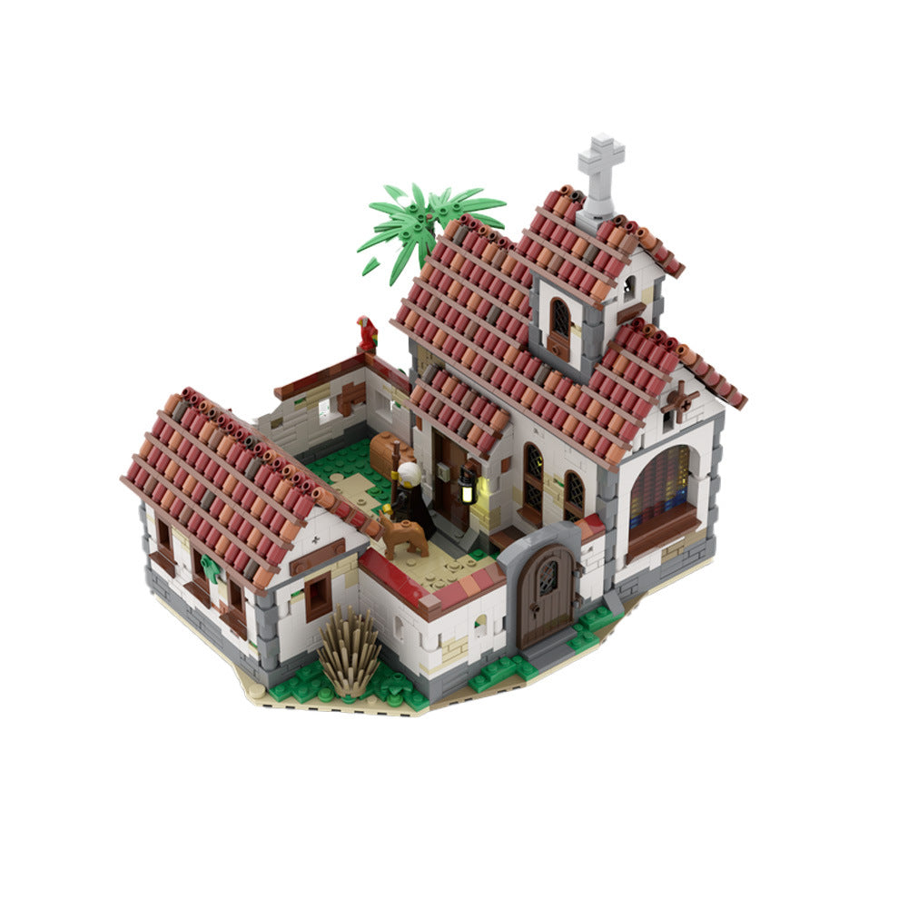 caribbean church building set | pirates | moc-124309 - 3