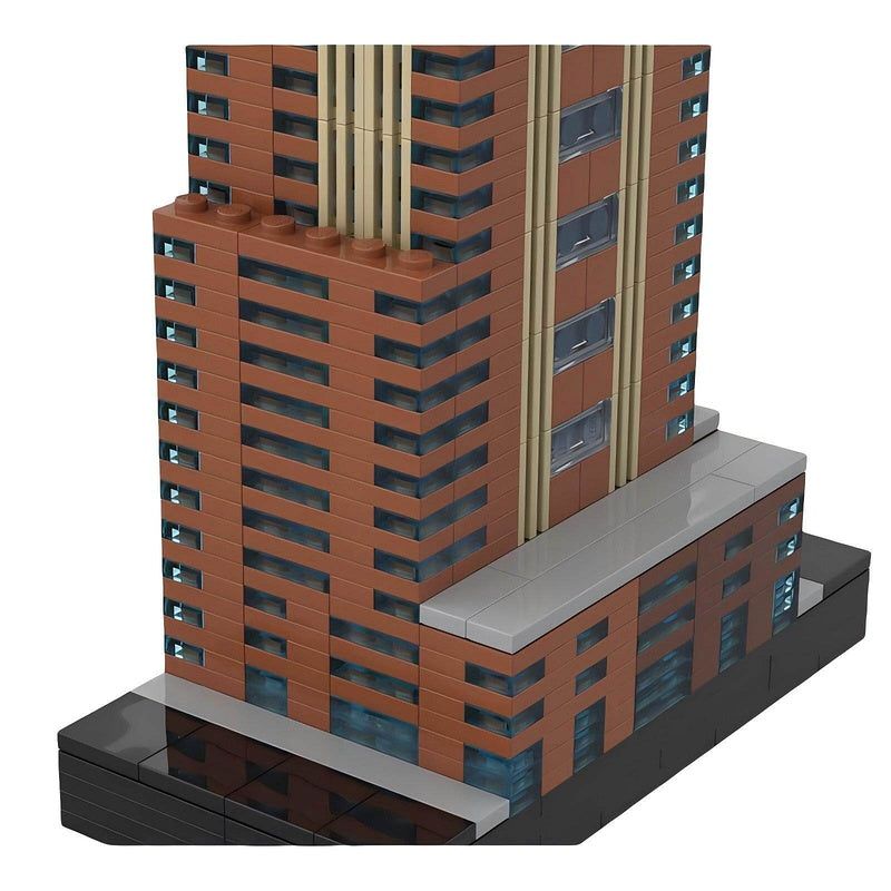 Carnegie Hall Tower NYC Building Kit | LEGO-Compatible MOC - 6