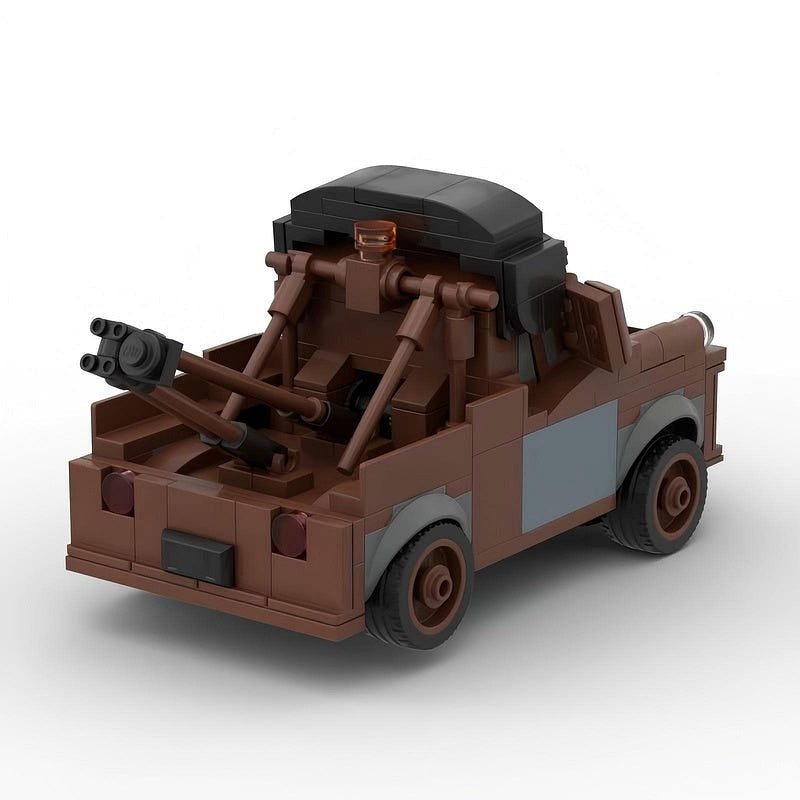 Cartoon Rusty Tow Truck MOC Building Kit | Vintage Recovery Vehicle Model - 2