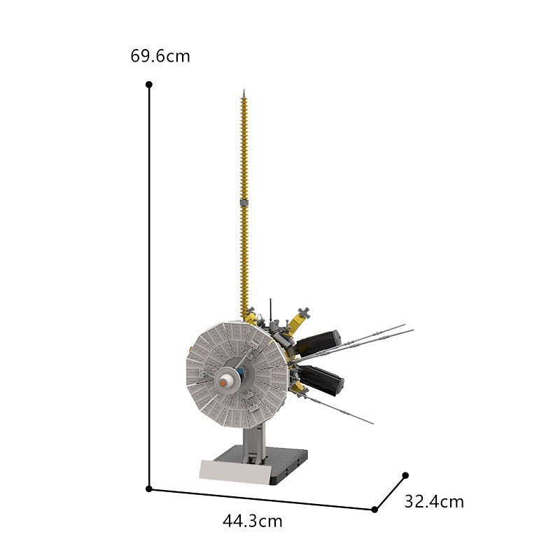 Cassini Huygens Spacecraft 1:12 MOC Building Kit | Space Probe Model - 8