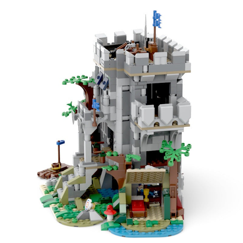 Castle In The Forest MOC Building Kit | Medieval Fortress Architecture - 3