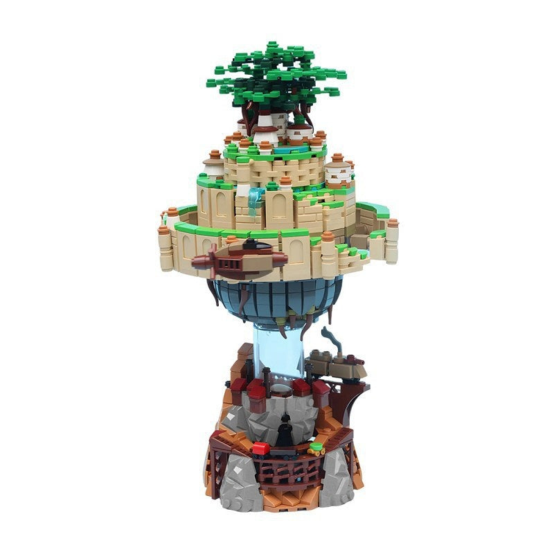 Castle in the Sky MOC Fantasy Architecture Building Kit | Rotating Castle Model - 5