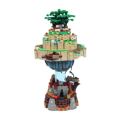 Castle in the Sky MOC Fantasy Architecture Building Kit | Rotating Castle Model - 5