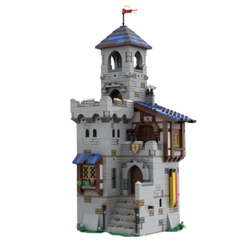 Castle Keep MOC Building Kit | Medieval Fortress Architecture Model - 2