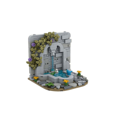 Castle's Fountain Building Kit | LEGO-Compatible MOC - 6