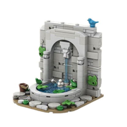Castle's Fountain Building Kit | LEGO-Compatible MOC - 7