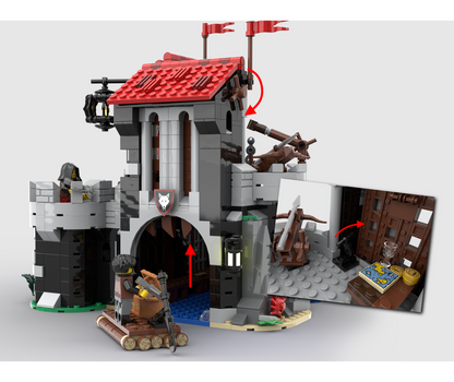 Castle Wolfstone Building Kit | LEGO-Compatible MOC - 6