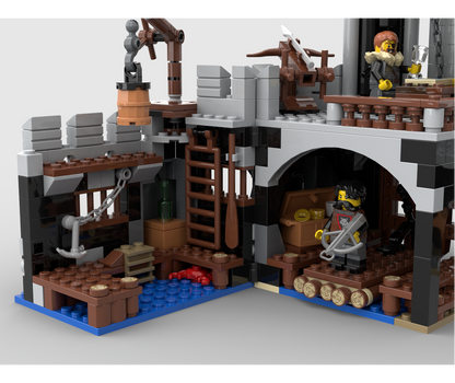 castle wolfstone building set | moc-193275 - 4