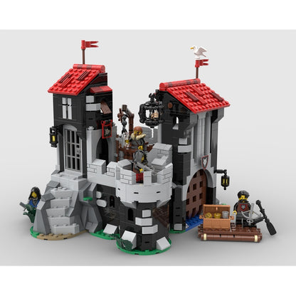 Castle Wolfstone MOC Building Kit | Fantasy Medieval Fortress Architecture - 1