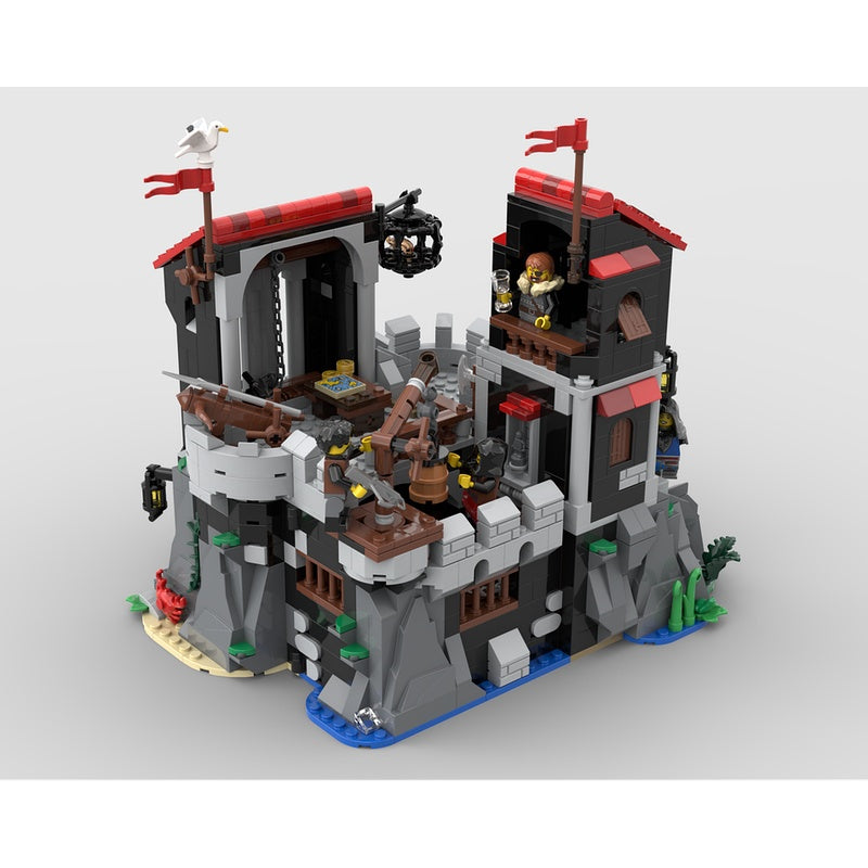 Castle Wolfstone MOC Building Kit | Fantasy Medieval Fortress Architecture - 2