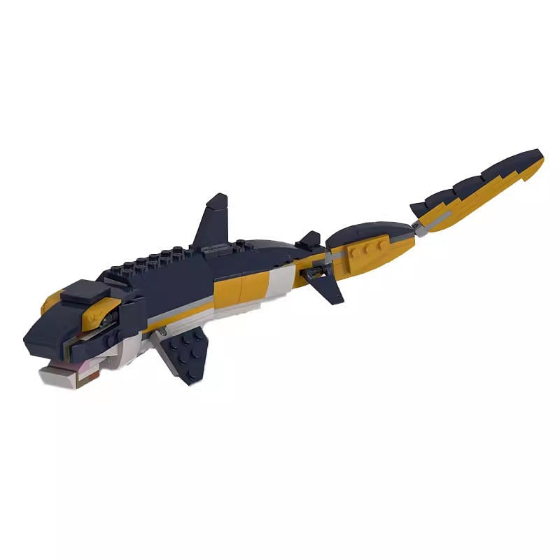 Cat Shark MOC Building Kit | Marine Animal Display Model Set - 1