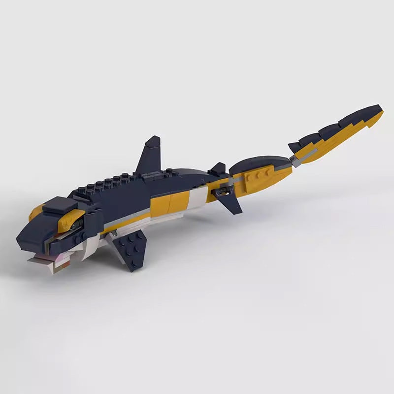 Cat Shark MOC Building Kit | Marine Animal Display Model Set - 2
