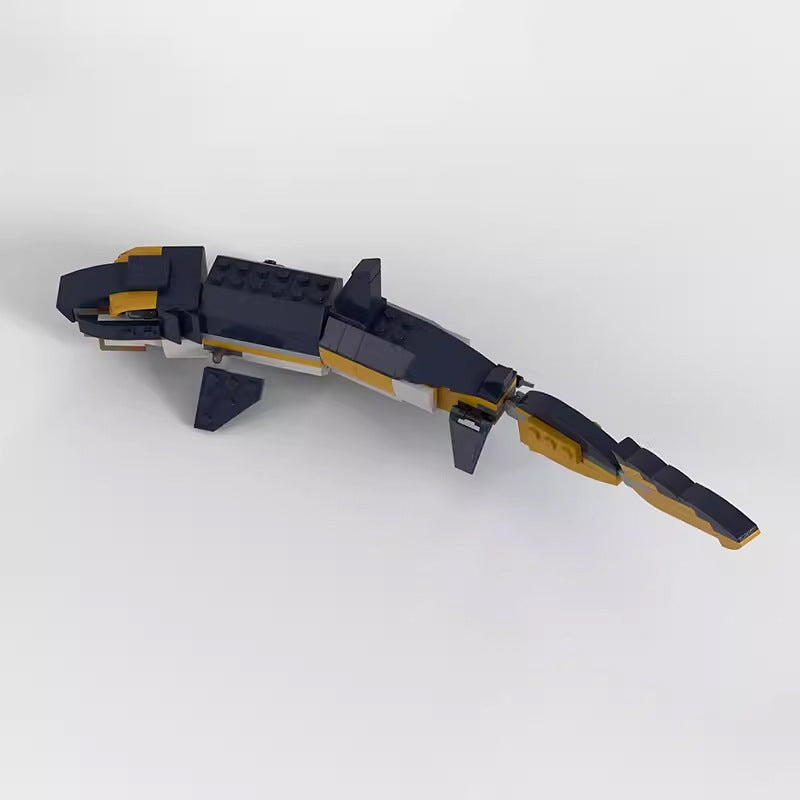 Cat Shark MOC Building Kit | Marine Animal Display Model Set - 4
