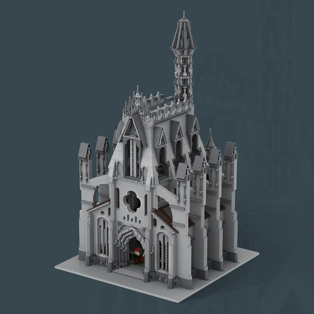 cathedral of the great visage building set | lego compatible - 3