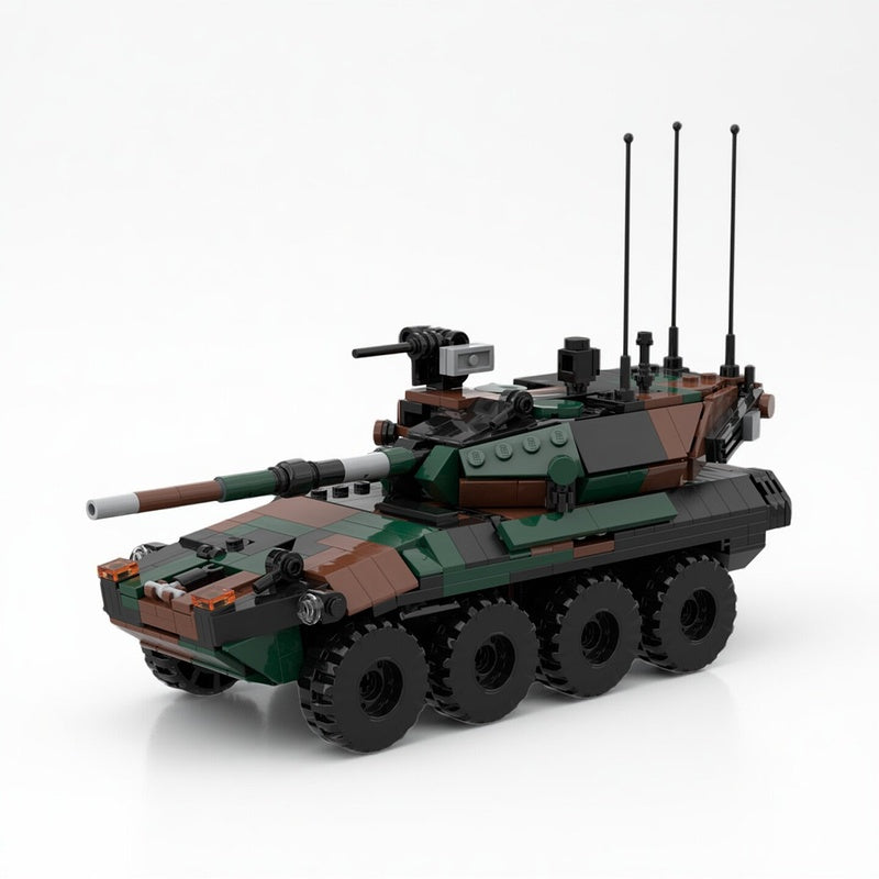 Centauro II 8x8 Armored Gun Vehicle MOC Building Kit - 3