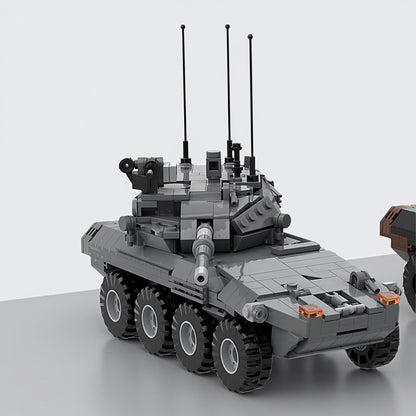 Centauro II 8x8 Armored Gun Vehicle MOC Building Kit - 5