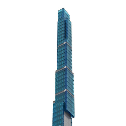 Central Park Tower Building Kit | 1:800 Scale LEGO-Compatible MOC - 1