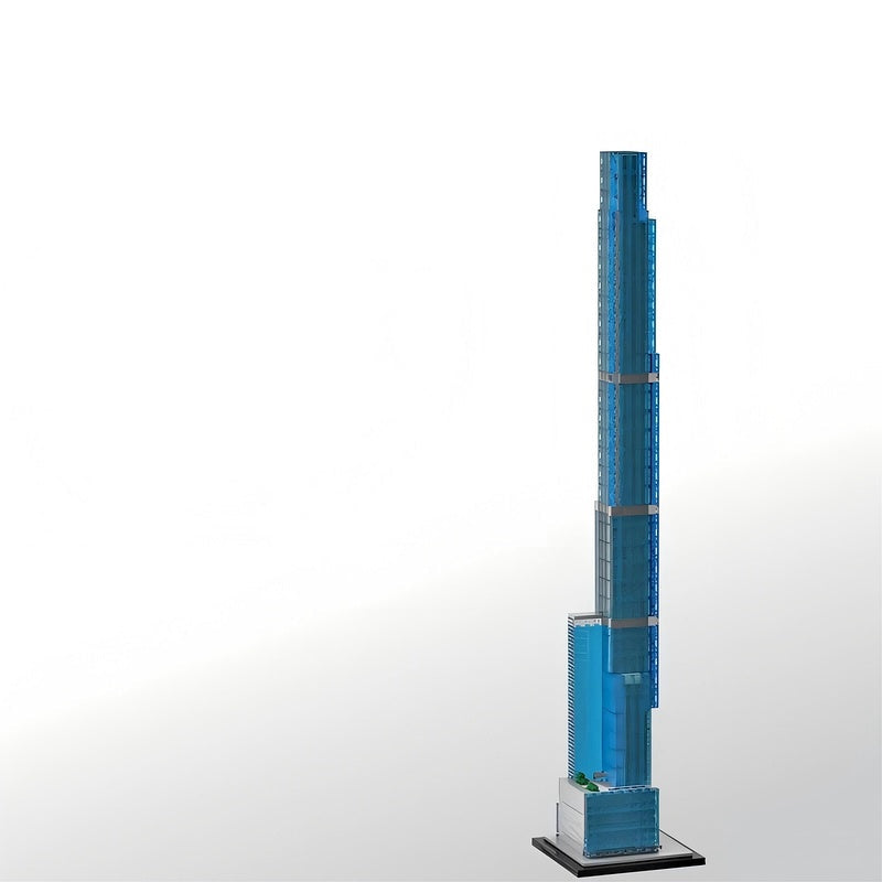 Central Park Tower Building Kit | 1:800 Scale LEGO-Compatible MOC - 4