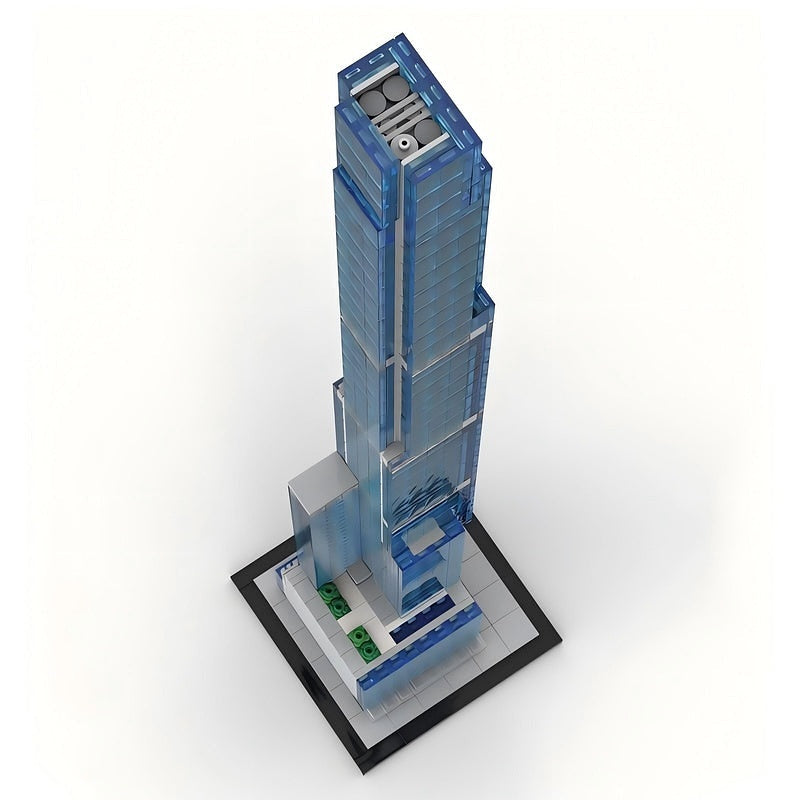 Central Park Tower MOC Skyscraper Building Kit 1:800 City Landmark Mod ...