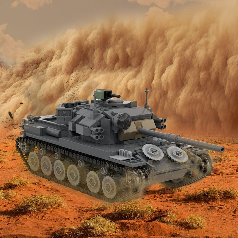 Centurion Mk5/1 MOC Main Battle Tank Building Kit 989PCS Display Model - 2