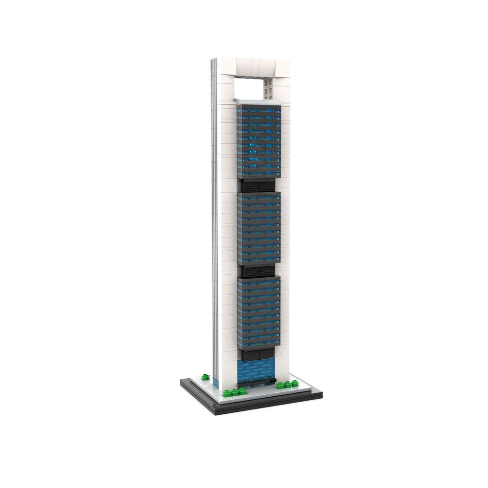 cepsa tower building set | 1:800 scale | moc-184706 - 1