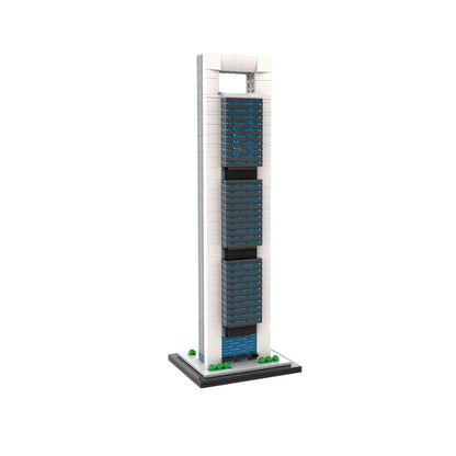 cepsa tower building set | 1:800 scale | moc-184706 - 1