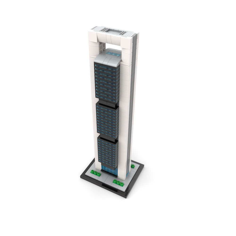 cepsa tower building set | 1:800 scale | moc-184706 - 2